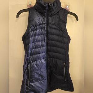 Women's Navy Puffer Vest